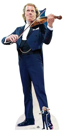 Star Cutouts CS772 André Rieu Lifesize Cardboard Cutout 190cm with Mini – Music Fan Display, Concert Theme Decoration & Gift