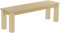 B.R.A.S.I.L.-Möbel Brasilmöbel Sitzbank 140 cm Rio Classico Birke Massivholz aus Pinie, Verschiedene Größen & Farben, ideal für Esszimmer & Küche