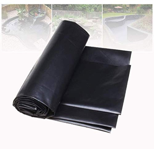 Bâche pour Bassin 4 x 6m Bâche de Bassin, Grand Bassin à Poissons, piscines, Membrane Renforcée pour L'aménagement Paysager Revêtement Extérieur étanche pour Pisc(Color:0.2mm,Size:3x5M(9.8x16.4ft))