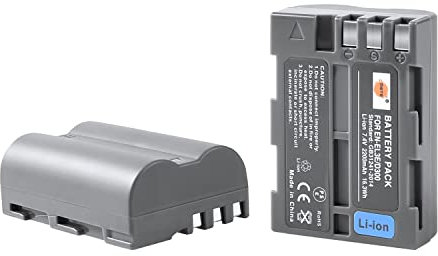 DSTE 2PCS EN-EL3E ENEL3E Li-Ion Battery Compatible with Nikon D30 D50 D70 D70S D80 D90 D100 D200 D300 D300S D700