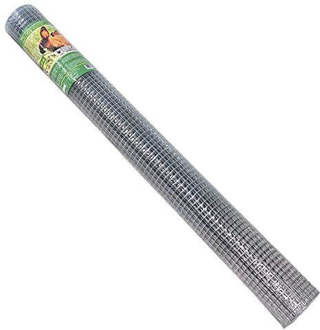 Amig - Rete Metallica Zincata Quadrata | Realizzato in acciaio zincato | Misure: 1 mx 5 m | Ideale per applicazioni di pollame, agricoltura, giardinaggio ed edilizia