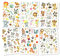 Pandawal® Tattoo für Kinder Tiere Tattoos 6er Set Mädchen | Jungen perfekt für Kindergeburtstag Party Mitgebsel Hautfreundliche Temporäre Kindertattoos