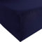 REDBEST Spannbettlaken Denver Elasthan-Jersey-Stretch dunkelblau Größe 90x190 cm - 100x200 cm - besonders weich und anschmiegsam, bügelfrei, mit Rundumgummi