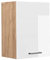 Vicco Hängeschrank R-Line, hängender Küchenschrank, Weiß Hochglanz/Goldkraft Eiche, 45 cm