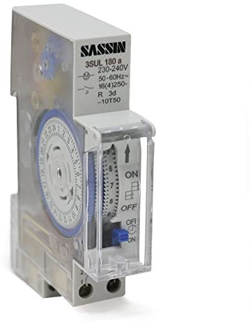 Interruptor horario modular 1 modulo electromecánico 230VAC R72H