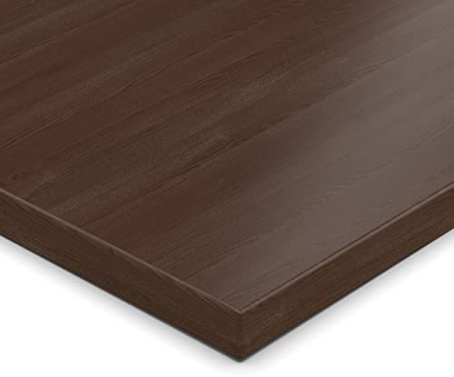 AUPROTEC 19mm Spanplatte Zuschnitt Eiche Piemont Mokka melaminharzbeschichtet Länge bis 200cm Dekorplatten Zuschnitte mit Umleimer Auswahl: 50 x 90 cm (ABS Kante komplett)