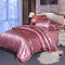 Beyeutao Double Duvet Cover Jacquard Bedding Set Lace Duvet Set Jacquard Duvet Elegant Bedding Set 3 PCS with Duvet Cover Set Pillowcases. (Pale Mauve, Double)