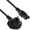 2 Pin Mains Power Lead Fig Figure 8 Cable Charger Compatible with Samsung UE40F6400AK 40 inch LED LCD TV Television UK Wall Cord 1.8M