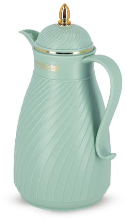 Royalford Vacuum Flask | Vacuum Insulated Tea Carafe 1000ML | Heat & Cold Retention, Thermal Insulated Airpot | Insulated jug Preserves Flavor & Freshness, Household Office Hot Water Kettle Pot