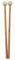 Peukerty 1 Paar Filzschlägel Drumsticks mit Holzgriff für Schlaginstrumente Zubehör