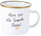Artifetes Générique - Tasse ÉMAIL Merci ANNÉE 350ML 9.8X8.3CM Blanc