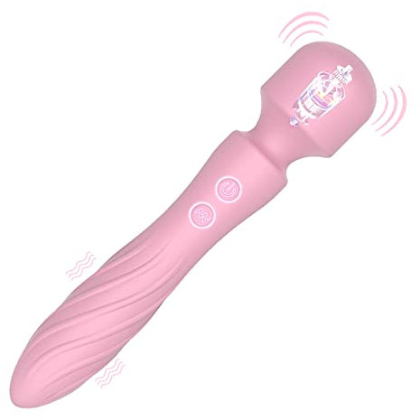 Magic Sex Wand Vibrator for Women, G-Spot & Clitoris Vibrators Sex Toy Silicone Massager with 10 Vibrations, Dildo Clitoral Stimulator Adult Couples Sex Toys4couples Mini Vibrator Wand Anal Toys