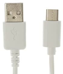 iTechCover USB Cable Charging Cord/Charger Power Lead Wire Compatible with Sony SRS-XB13 X-Series Wireless Speaker / (1m / 3.3ft) / White