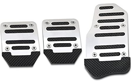 Auto Pedalauflagen Für Citroen Für DS-serie Für C-Quatre Für C-Triomphe Für Picasso C1 C2 C3 C4 C4L C5 Für Elysee Auto Rest Pedal Fuß Kraftstoff Bremse Kupplung Pedale Pedalabdeckung (Größe : Manual