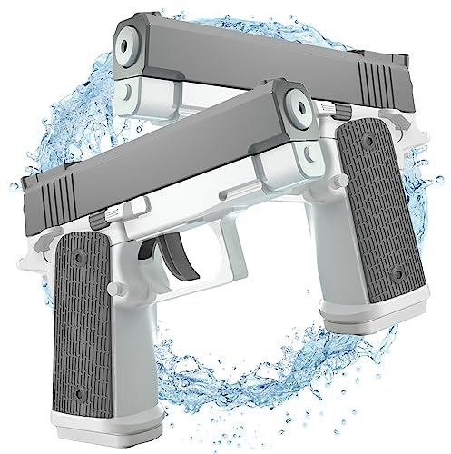 2 Stück Wasserpistole Spielzeug für Kinder,Mini Wasserpistolen,Wasser Spritzpistole Kunststoff,Premium Wasserpistolen Set,kleine wasserpistole,Outdoor Aktivität Wasserkampf(A)