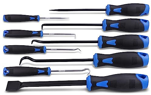 ENVA Nadel, Haken und Schaber Satz 9TLG. Simmering Haken Set präzises Werkzeugset für Montage und Demontage von Dichtungen und O-Ringen