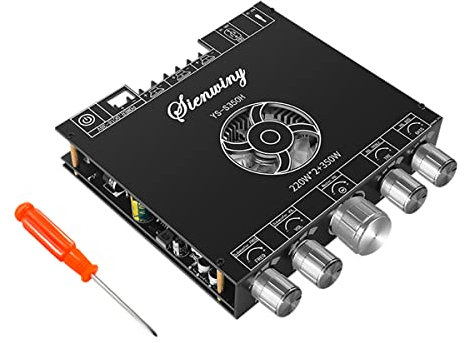 MSCHENZW -S350H Placa Amplificadora Bluetooth de 2.1 Canales TPA3255 220Wx2+350WSubwoofer de Alta Potencia Super 7498E Placa Amplificadora de Audio, 500324421