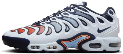 Nike Air Max Plus Drift Herren Schuhe (FD4290-004, Football Grey/Aquarius Blue/Total Orange), 44 EU