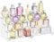 Lifewit 4-stufiger klarer Display-Ständer, 2er-Pack Kunststoffständer für Präsentation, Plastik-Organizer für Figuren, Cupcakes, Desserts, Schreibtischständer zum Ordnen und Dekorieren