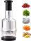 Chopper Tritatutto Manuale Cucina Colore Nero Bianco Sminuzza Trita Aglio Cipolla Carote Sedano Patate Formaggio Tanti Altri Prodotti Funziona A Pressione Scelta Colore Casuale