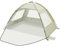 Tienda Playa Portátil Protección UV 50+, Carpa Sol y Viento，Extra Ligera de Montaje Fácil, Campaña para Playa, Camping Familiar y Parque (Kaki, 4 Personas)