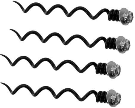 IMIKEYA Ersatz Korkenzieher Spirale 4Er-Pack Metall Spiralbohrer Zubehör Für Weinöffner Flaschenöffner Reparatur Korkenzieher Ersatzteile