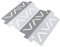 tuning-art HR-06 Gasgrill Hitzereflektor kompatibel mit Weber Spirit 300er Serie | Edelstahl | Hitzesteigerung | Gasverbrauch verringern | Passgenau | Bullendesign, Farbe:2er Set Matt Bulle