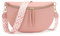 Vezluax 30x20cm Sac Banane Femme Grand Sac Bandoulière Femme Sacs Bandouliere Cuir Vegan Sacoche Élégante Cadeau avec Sangle Large Rose