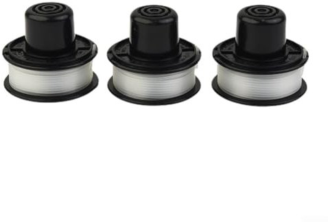 Lot de 3 têtes de débroussailleuse pour Black& Decker, A6226 GL250, GL310 GL360, bobine d'alimentation à bosses, fil de 6 m de long
