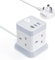 PD20W Extension Lead with 3 USB Slots, BEVA 4 Way（3250W）Desktop Power Extension, USB C Fast Charging Power Strip with Multi Socket, 1.5M Extension Cable for Home Office Desk Dorm Travel White