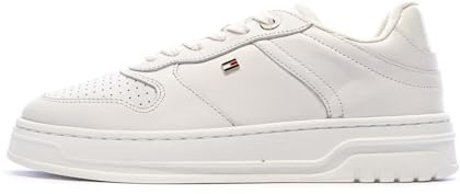Tommy Hilfiger Sportys Damen-Sneaker, Weiß, weiß, 38 EU