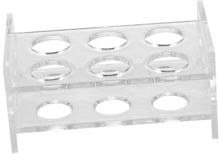 LOLIPPYY Portabicchieri Trasparente in Acrilico Resistente Espositore Rotondo per Bicchierini da Whisky Organizer per Bar e Feste Facile da e Riutilizzabile per Speciali e Uso