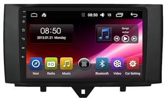 Touchscreen per Smart Fortwo 451 2011-2015 9 Pollici Android 15 Car Radio con Wireless Carplay Android Auto Per, 8 core 8G+256G