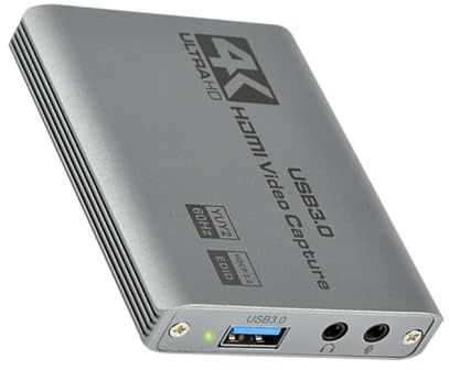 Hsioluted USB Video Captures Card Digital Converters USB3.0 to HDTV Video Record Captures Device Grabbers for Laptop
