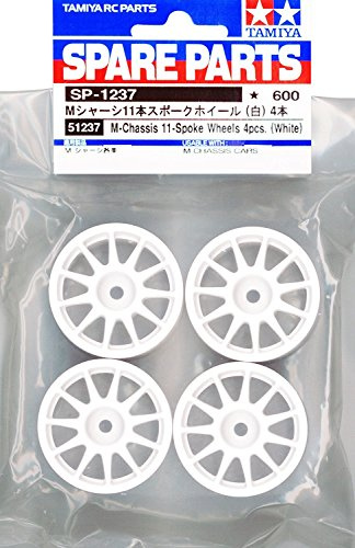 TAMIYA 300051237 – M-Chassis Rims Suzuki Swift (4), White