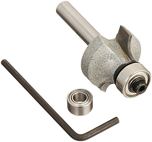 Vermont American 23132 1/4-Inch Radius Carbide Tipped Roundover and Bead Router Bit, 2-Inch Ball Bearing 2-Flute 1/4-Inch Shank