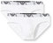 Emporio Armani Herren 2-pack brief Essential Monogram Slip, Weiß, S EU