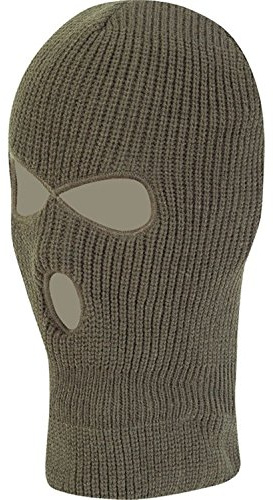 KOMBAT UK Sturmhaube für den Winter, 3 Löcher, gestrickt