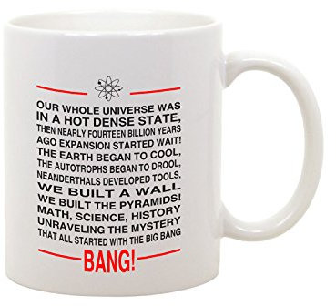 bubbleshirt Tazza Mug in Ceramica Sigla The Big atomo Serie