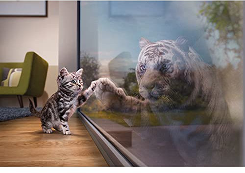 WACYDSD Puzzle 1000 Teile Cat & Tiger Home Decor Geschenk DIY Moderne Wandkunst Einzigartiges Geschenk Home Decor