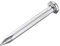 sourcing map Hardware Clavos Carbono Acero Punta Extremo Pared Cemento Clavo 30mm (1,2) 3mm Varilla Dia 100Uds