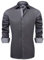 J.VER Mens Dress Shirts Long Sleeve Formal Shirts Slim Fit Business Work Wedding Regular Fit Silk Stretch Non Iron 4XL Grey