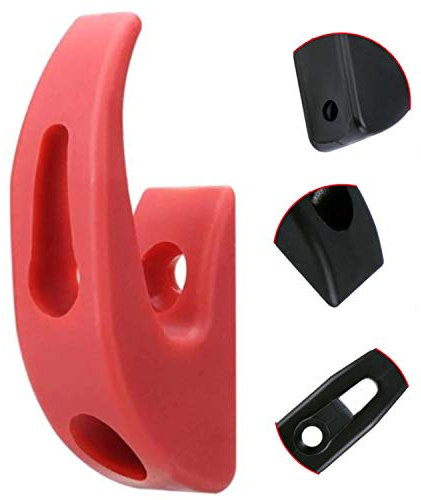 Vestigia® - Compatible HEAVY DUTY HOOK for Xiaomi Mi Electrric Scooter M365, Essential, 1S, Lite, PRO, PRO 2 (holds + 50kg) Carry Bags Scooter Backpack (Red)