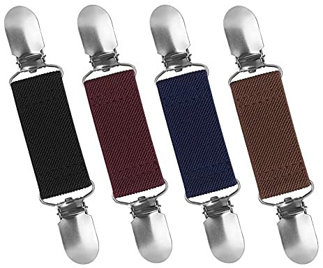 Sweater Cardigan Clips,4 Stück Strickjacke Kragen Clips Strickjacke Clips Pullover Kette Strickjacke Clips für Frauen und Männer