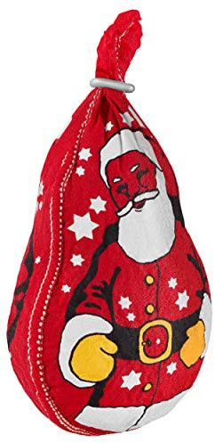 Pikanten WURSTBARON® Salami Kugelnikolaus - 250g schmackhafte Salami in tollem Weihnachtsdesign
