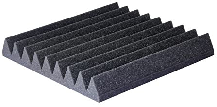 Pro Acoustic AFW305 Sound Proofing Panels – 12-Pcs Pack Acoustic Foam Panels – Soundproofing Acoustic Panels for Studio, Home, Cinema – Fireproof Noise-Cancelling Foam Wedges – 305 x 305 x 45mm