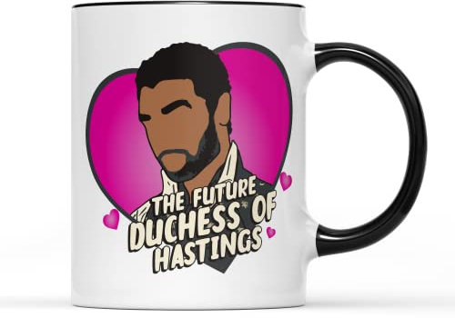 WillowGifts The Future Duchess of Hastings Tasse – Kaffee Tee Koffein Tasse Periode Drama TV Show Novel Book London Daphne Simon Love Couple Wedding Married Zitat Geschenk Geschenk (schwarzer Griff)