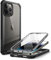 i-Blason Ares for iPhone 14 Pro Max Case 6.7 inch (2022), Full-Body Clear Rugged Bumper Case with Built-in Screen Protector (Black)
