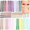 576 Pieces Kids Short False Nails, EBANKU Children Short Square Glossy Press on Nails with 120Pcs Nail Adhesive Tabs, 24 Colors Artificial Nail Tips Fingernails Decoration for Girls Kids
