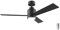 Cecotec Ventilatore da soffitto con luce EnergySilence Aero 4850 Style Black. 30 W, diametro 48 con 3 pale, telecomando, motore DC, 6 velocità, modalità Winter-Summer e Natural Breeze